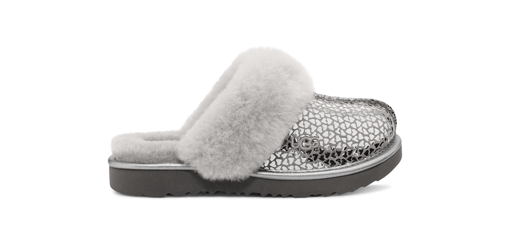 Ugg top slippers silver