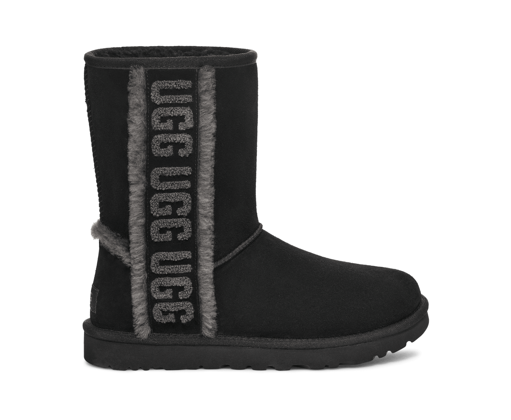 Ugg classic genuine shearling 2025 lined short rustic weave boot