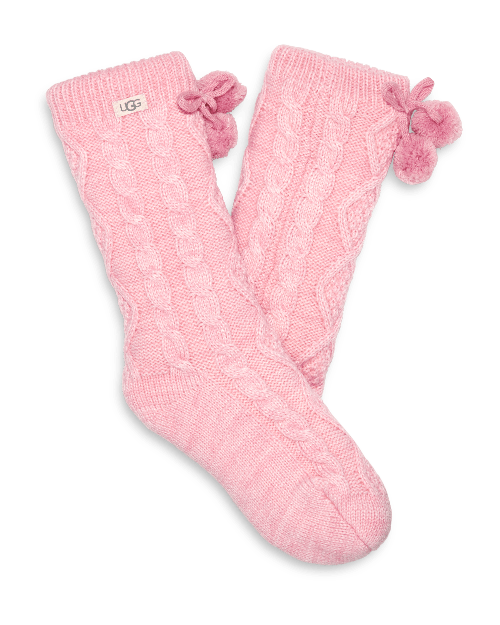 Ugg pom hot sale pom slippers pink