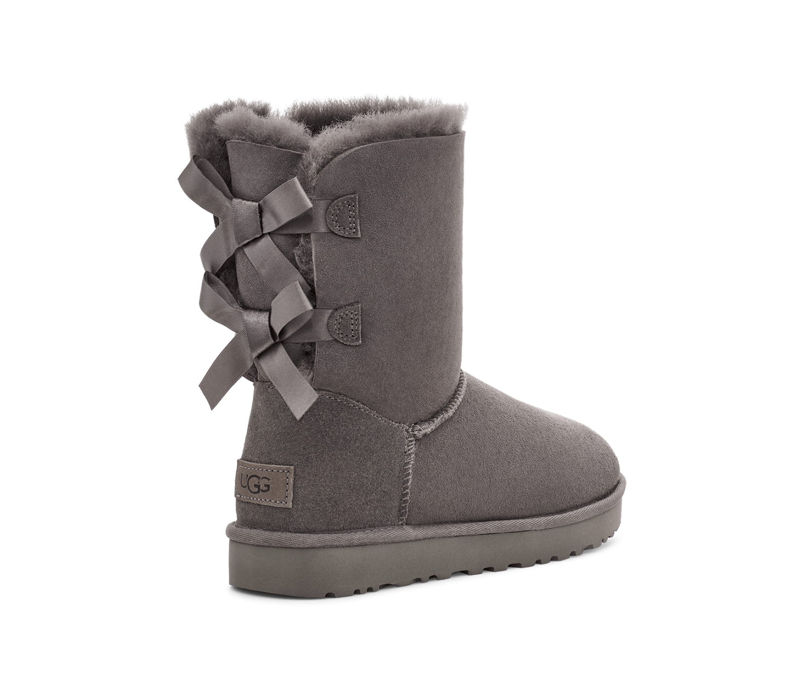 UGG MINI BAILEY BOW - Winter boots - slate/brown - Zalando.de