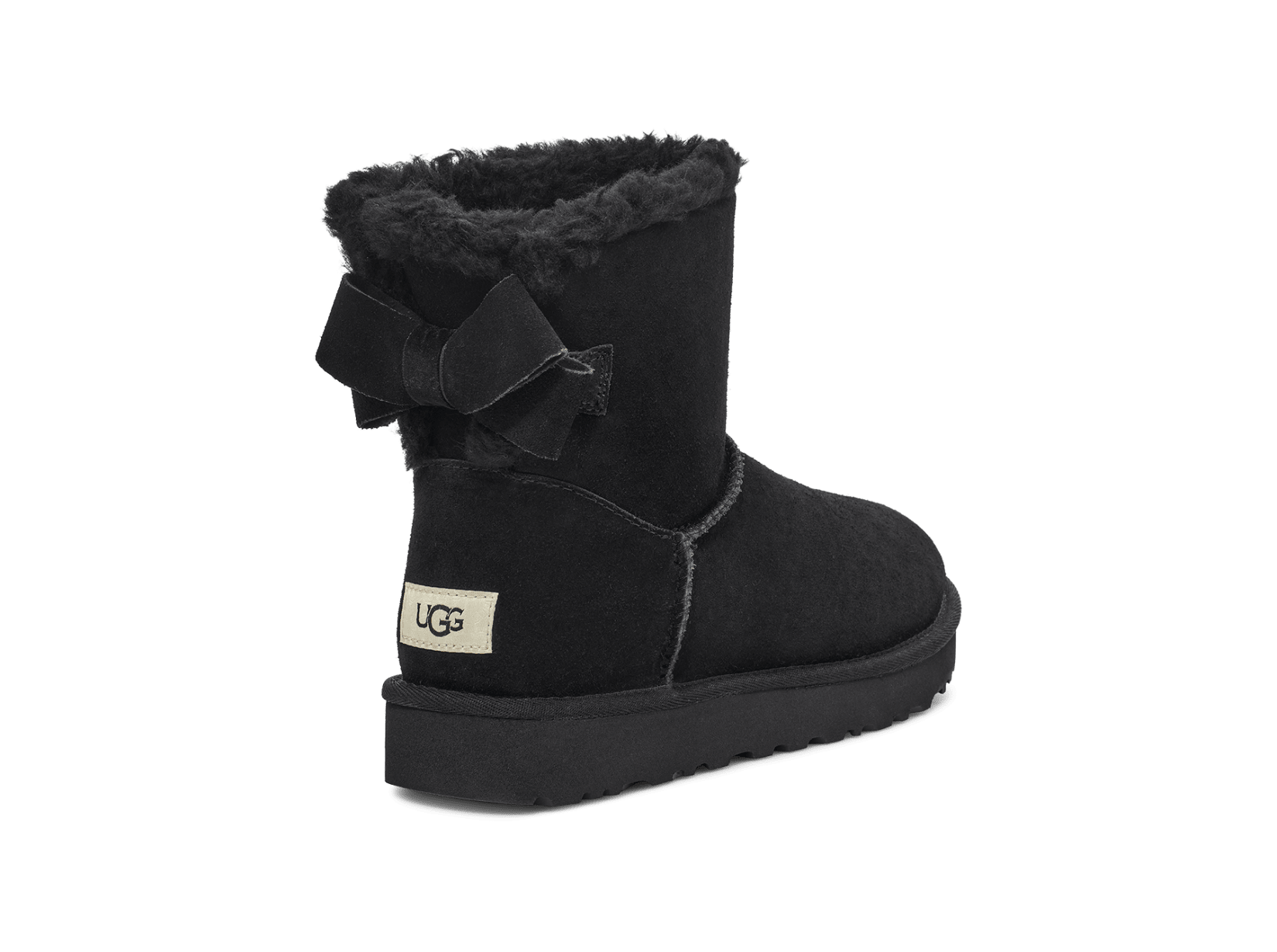 Ugg suede bow mini deals