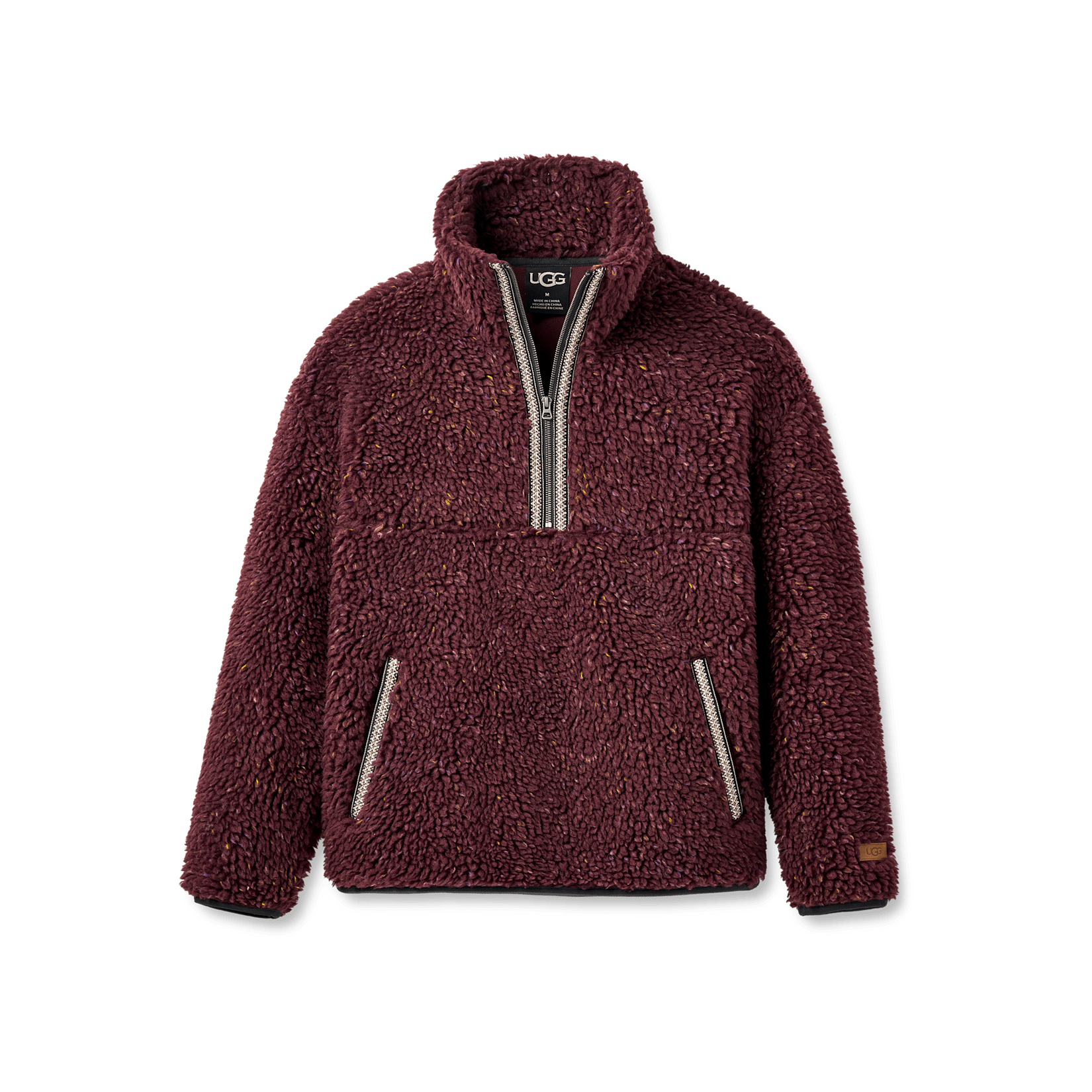 UGG® 公式【 UGGブレイド コンフェッティ ハーフ ジップ|UGGbraid