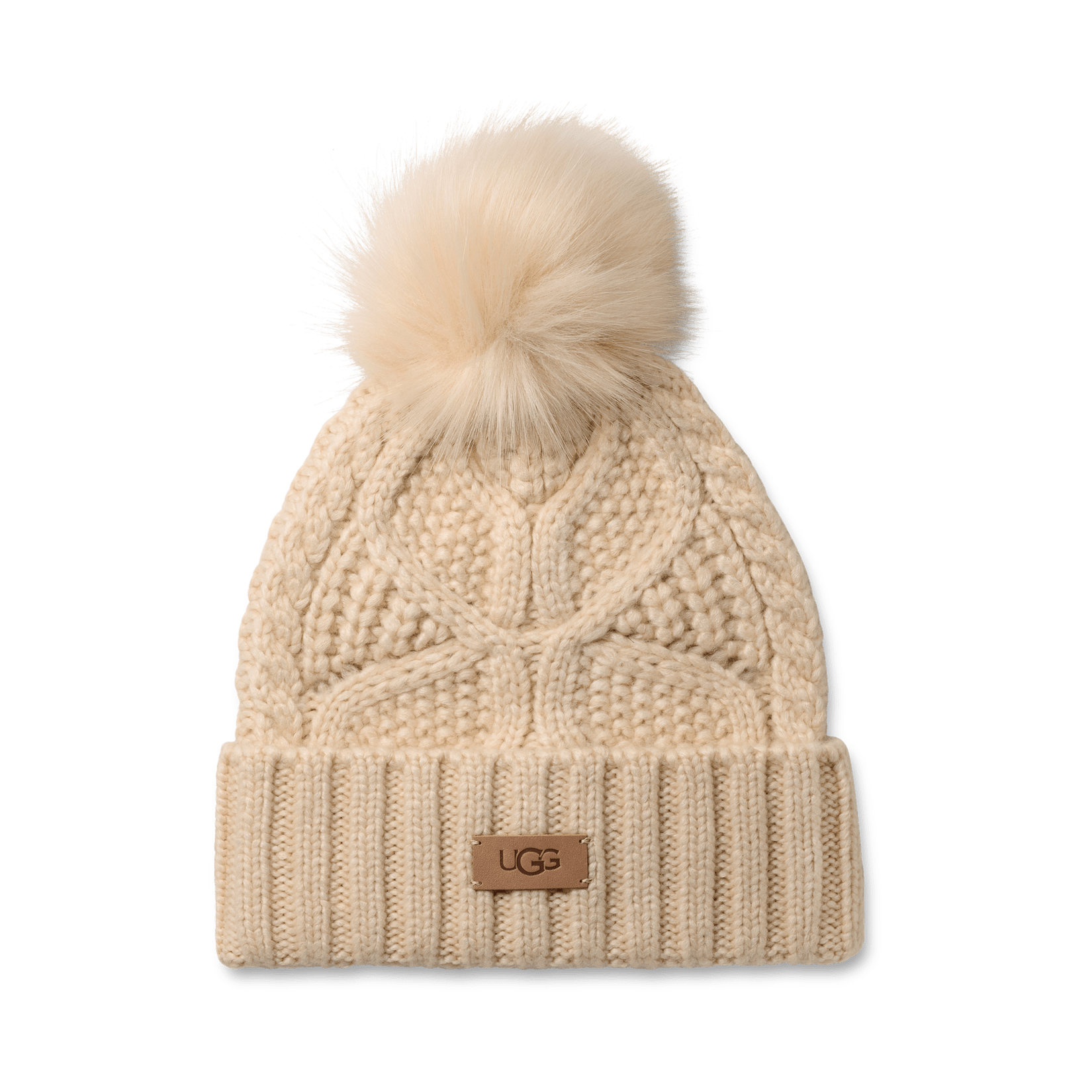 UGG® 公式【 ケーブル ビーニー ウィズ ポム|Cable Beanie With Pom