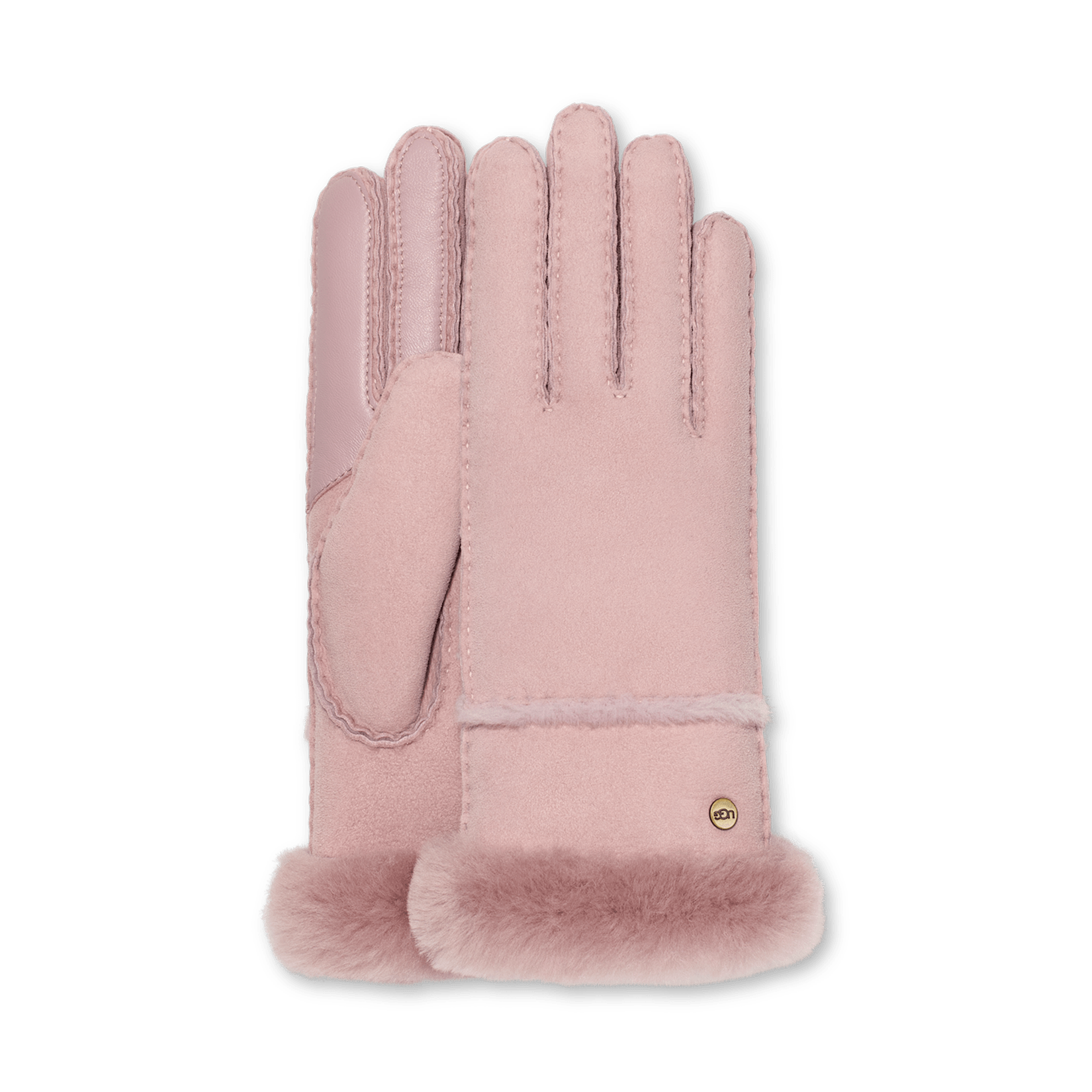 r*w様 UGG シープスキン シームド グローブ ピンク 品番19145922 UGG® 公式【 シープスキン シームド グローブ|Sheepskin Seamed Glove