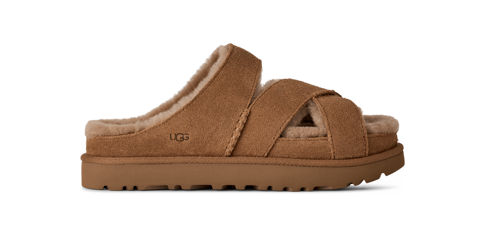 UGG® 公式【 グリーンポート クロス ストラップ スライド|Greenport