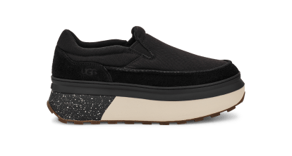 UGG アグ マリン スリッポン 22cm ブラック 1117968 人気モデル UGG W MARIN MEGA SLIP ON BLACK / EMERALD GREEN 22FW-I（アグ