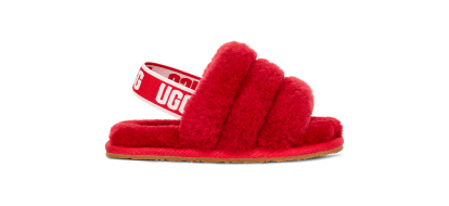Red shop uggs slides