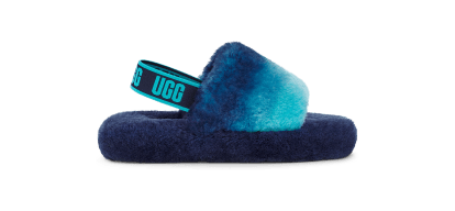 Kids Fluff Yeah Slide Gradient Slipper UGG