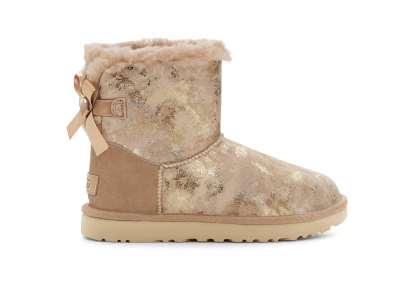 UGG Mini Bailey Bow Gold Wash Boot for Women UGG UK
