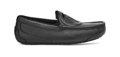 Black ugg loafers deals