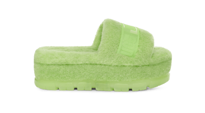 Lime green ugg slippers shop