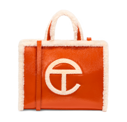 UGG x TELFAR Logo Mini Crinkle - Spicy Pumpkin – shop.telfar