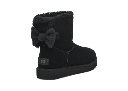 Ugg nere sales con fiocco