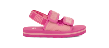 Uggs sandals pink on sale