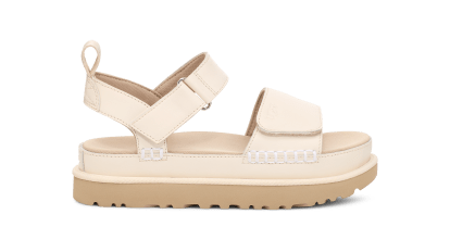 White ugg sandals hotsell