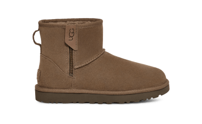 UGG® 公式【 クラシック ミニ ベイリー ジップ|Classic Mini Bailey Zip| 197634291680 | レディース】アグ  公式サイト