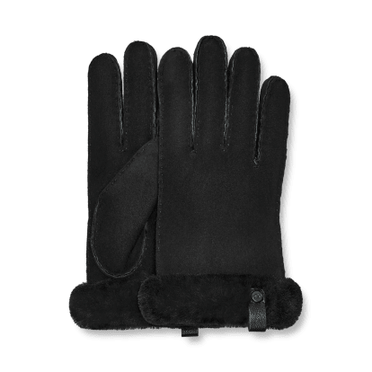 Ugg black sheepskin gloves cheap