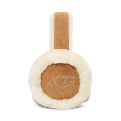Sheepskin Embroidery Earmuff Sheepskin Embroidery Earmuff
