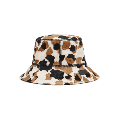 UGG® 公式【 カーフ ヘアー プリント バケット ハット|Calf Hair