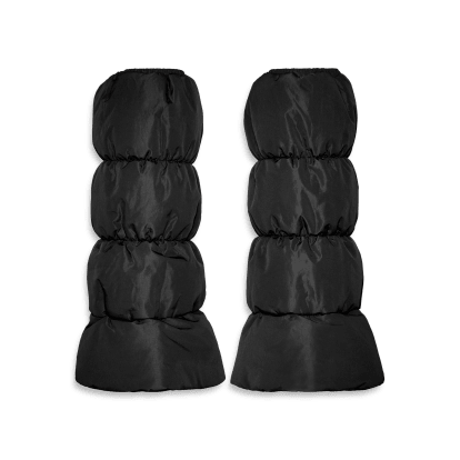 2024人気No.1の Pluswarmer UGG Tall プラッシュウォーマートール 押し出さ Black レッグウェア