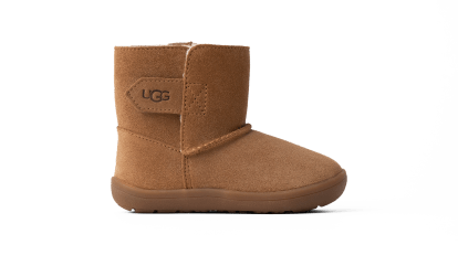 Ankle Boot Ugg Keelan Toddler UGG Keelan Tan Brown Suede Sheepskin