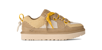 エ*ウ様 Lo Lowmel Biarritz ベージュ/ホワイト UGG☆Lo Lowmel Biarritz ローメル 厚底スニーカー ヒール3.2cm