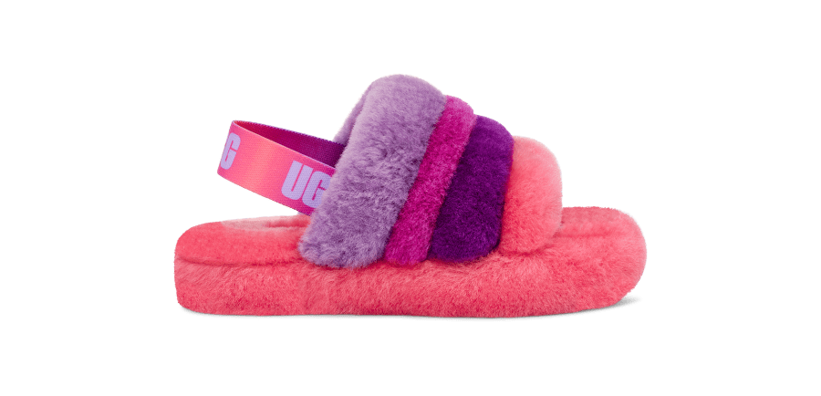 Colorful ugg fluff yeah hot sale slides