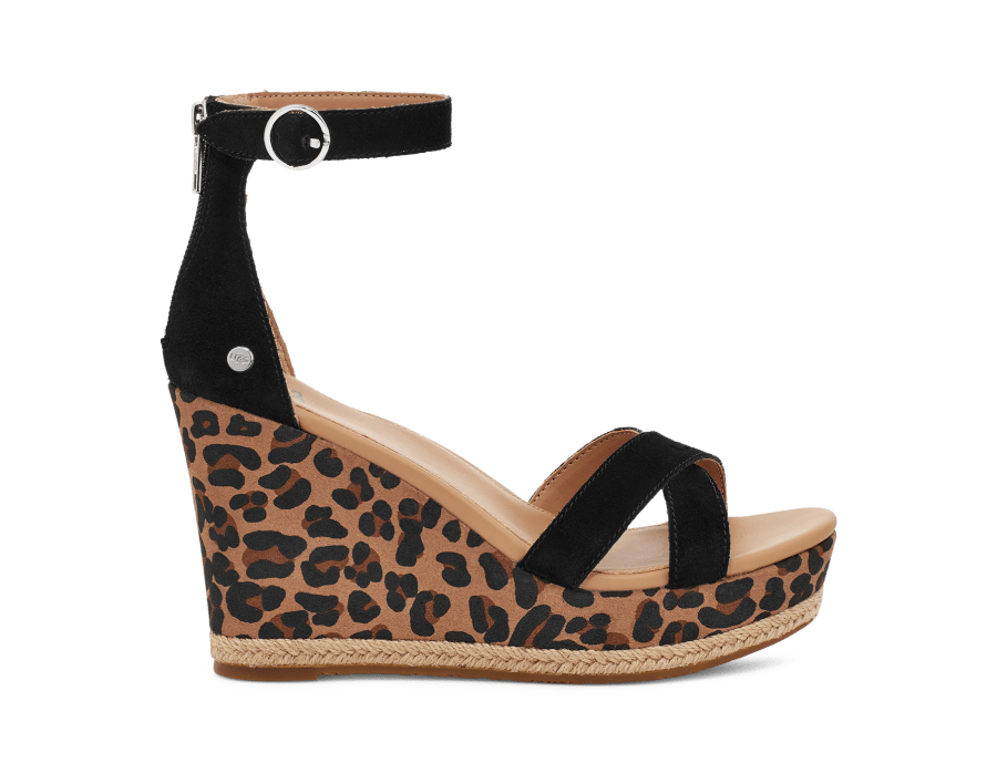 Ugg clearance black wedges