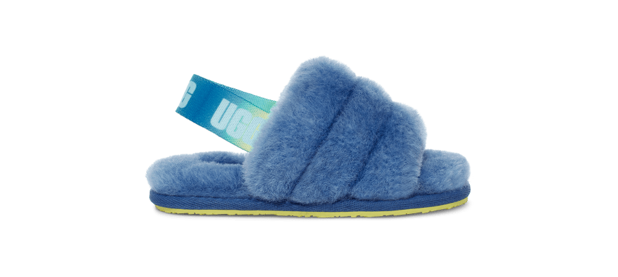 Ugg fluff 2025 yeah neon blue