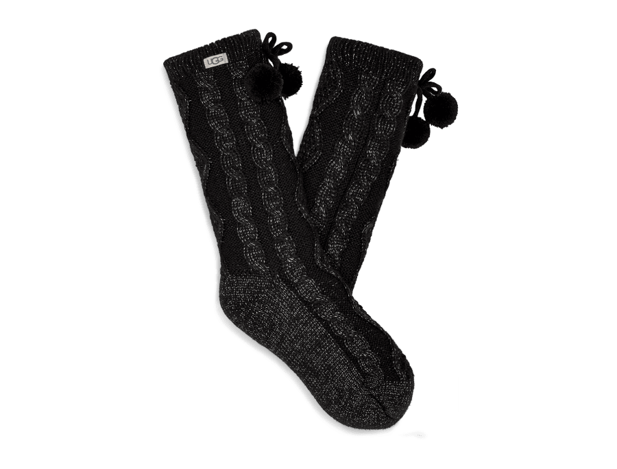 Ugg cable knit deals socks