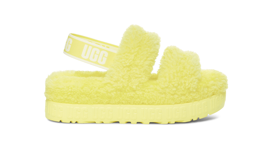 Yellow ugg best sale oh yeah slides
