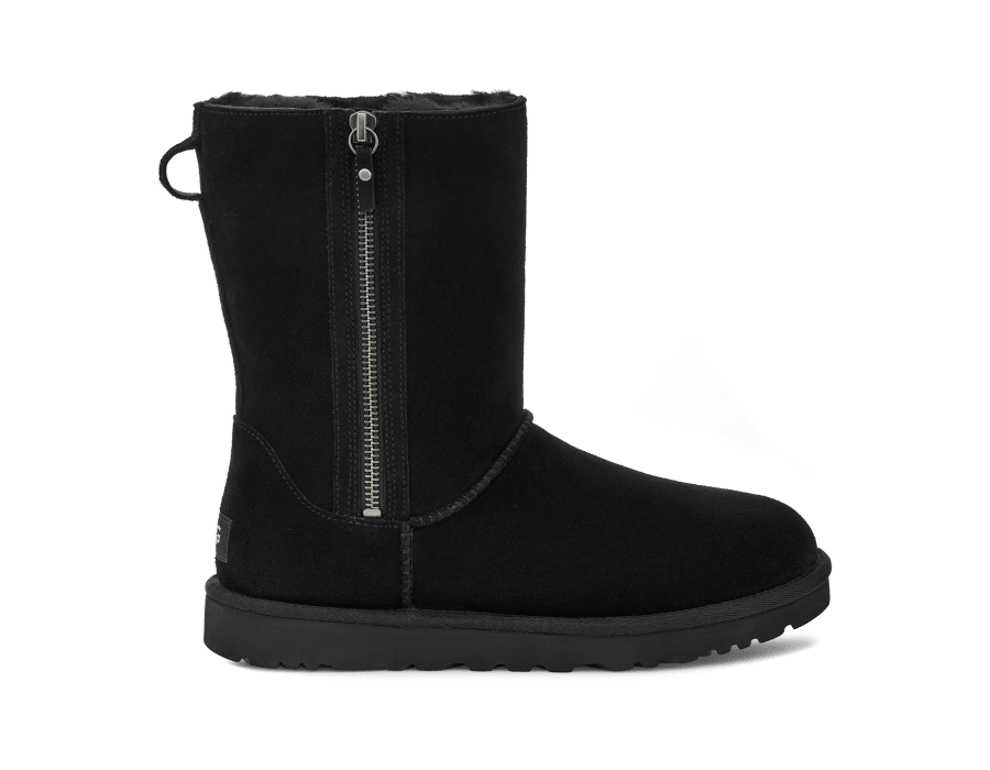 Clearance Ugg Ugg Classic Short Sparkle Zip Black Sparkle Zip Ugg