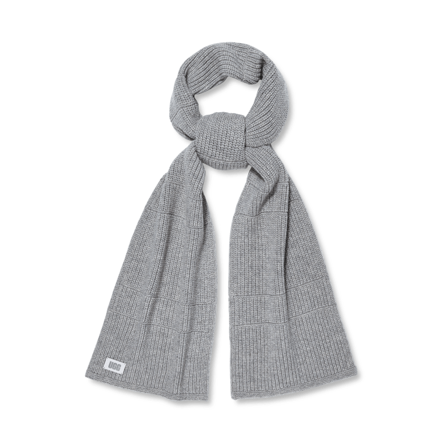 UGG® Knit Diagonal Ribbed Scarf for Men