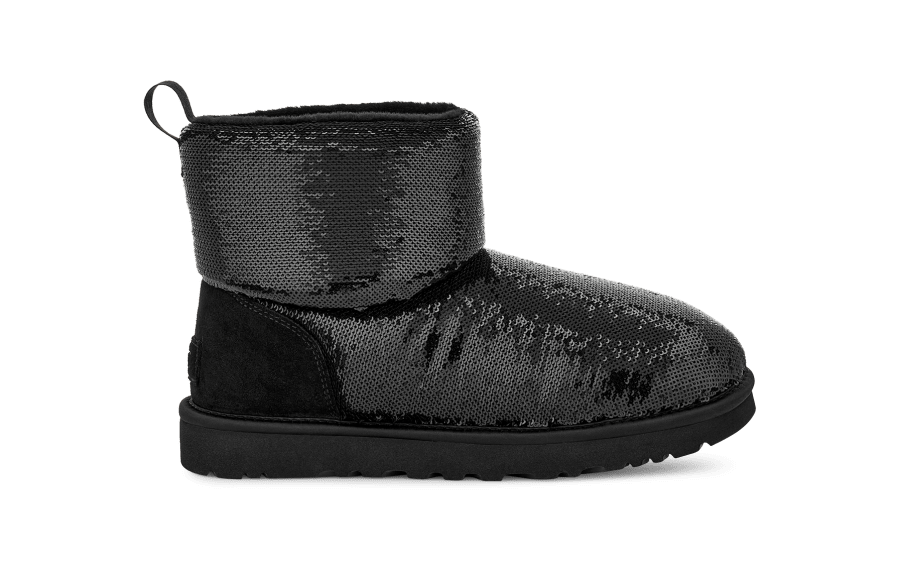 Black glitter shop uggs on sale