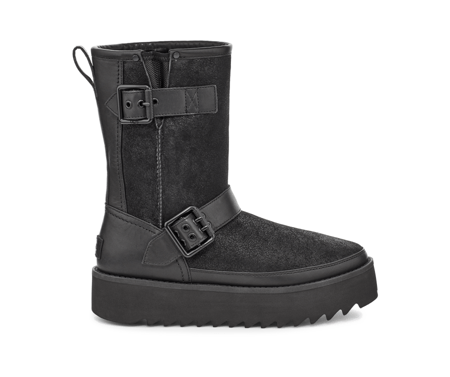 Biker Boots Uggs Noe Ankle Boots NOE UGG With Addition Of Leather