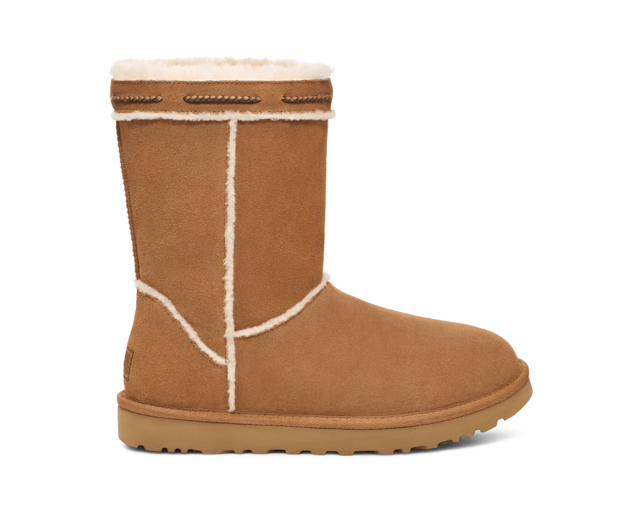 UGG Classic Short Shearling Braid Boot for Women UGG