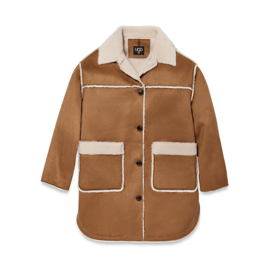 アグ UGG Mindy LuxeFluff Jacket 衣料品 アウター フェイクムートン  