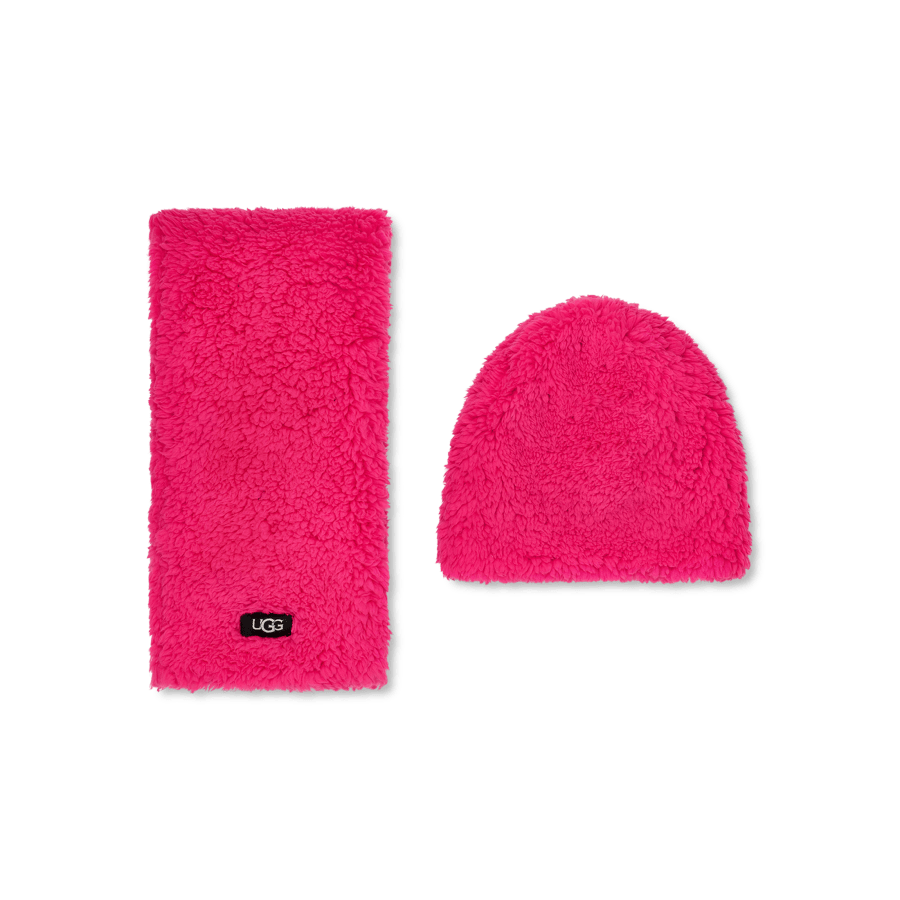 UGG UGGfluff Beanie and Scarf Set for Kids UGG UK