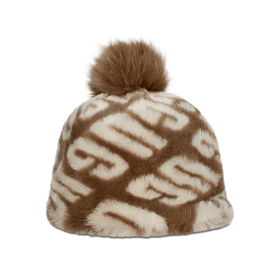 UGG ファーキャップ W FAUX FUR BEANIE W POM UGG（アグ） ファーキャップ W FAUX FUR BEANIE W POM フォー ファー