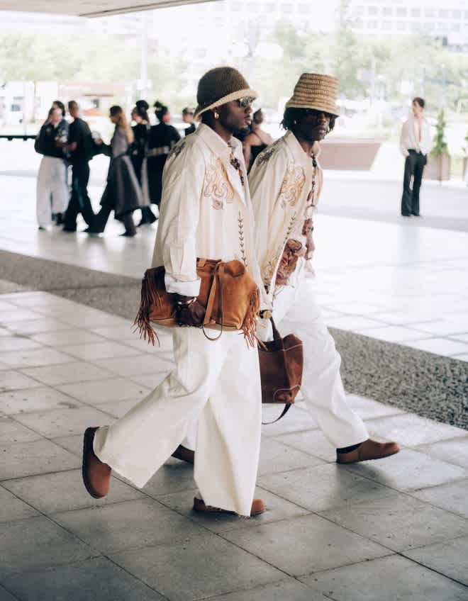 Collage of street-style looks featuring UGG footwear, including boots, clogs and layered outfits.