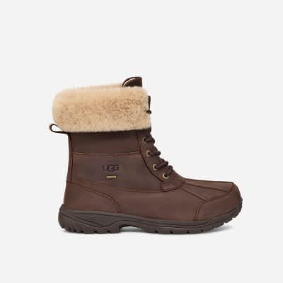 UGG Classic Ultra Mini Stivali Invernali Donna: Neri, Numero 42, Tomaia In Pelo Di Vitello E Suola Treadlite