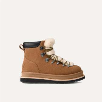 24 SACAI UGG Loafer Chestnut CAMEL ブラック UGG SACAI Collab | UGG®