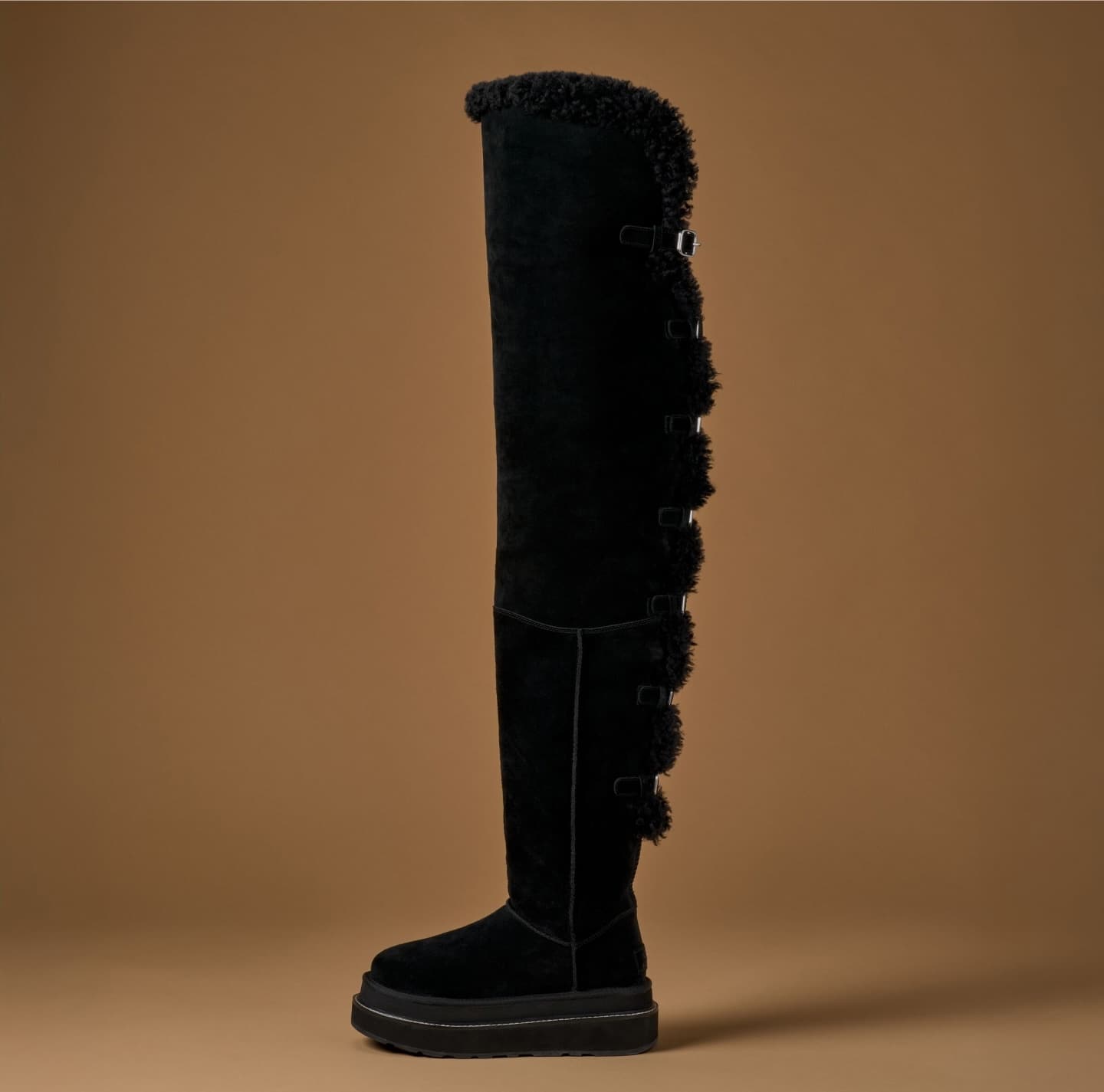 【新品未使用】UGG×Sacai Thigh High Boot 25 UGG® UGG sacai Thigh High Boot for Women | UGG®