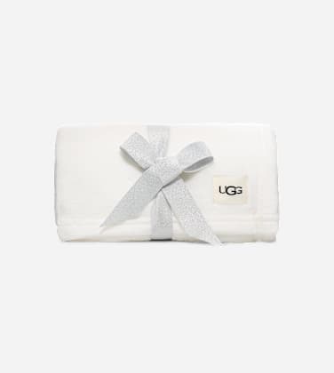 UGG Plaid Bartlet pour Maison in Cream/Silver, Taille NA, Polaire