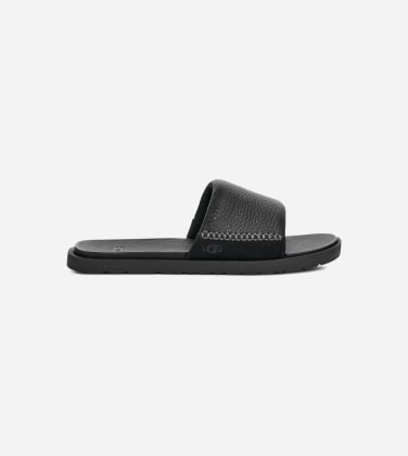 UGG Mule Seaside II in Black, Taille 42, Cuir/Daim