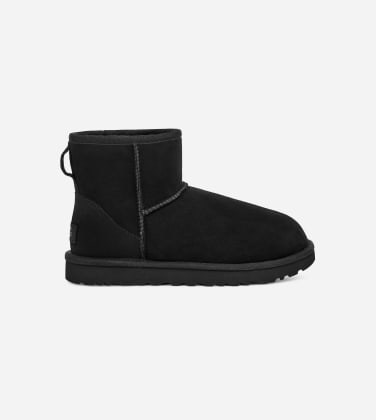 Botte UGG Classic Mini II pour Femme in Black, Taille 37, Daim