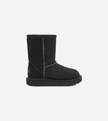 Botte Classic Short II UGG pour enfant in Black, Taille 26, Daim