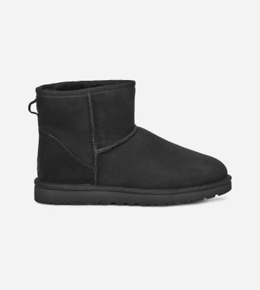 Botte UGG Classic Mini pour Homme in Black, Taille 46, Daim
