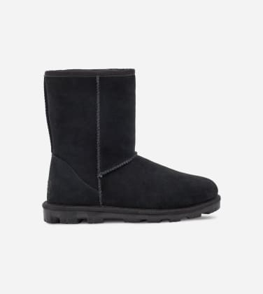 Botte UGG Essential Short pour Femme in Black, Taille 36, Daim