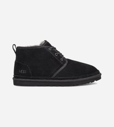 Neumel pour Homme | Chaussures à lacets décontractées sur in Black, Taille 43, Daim